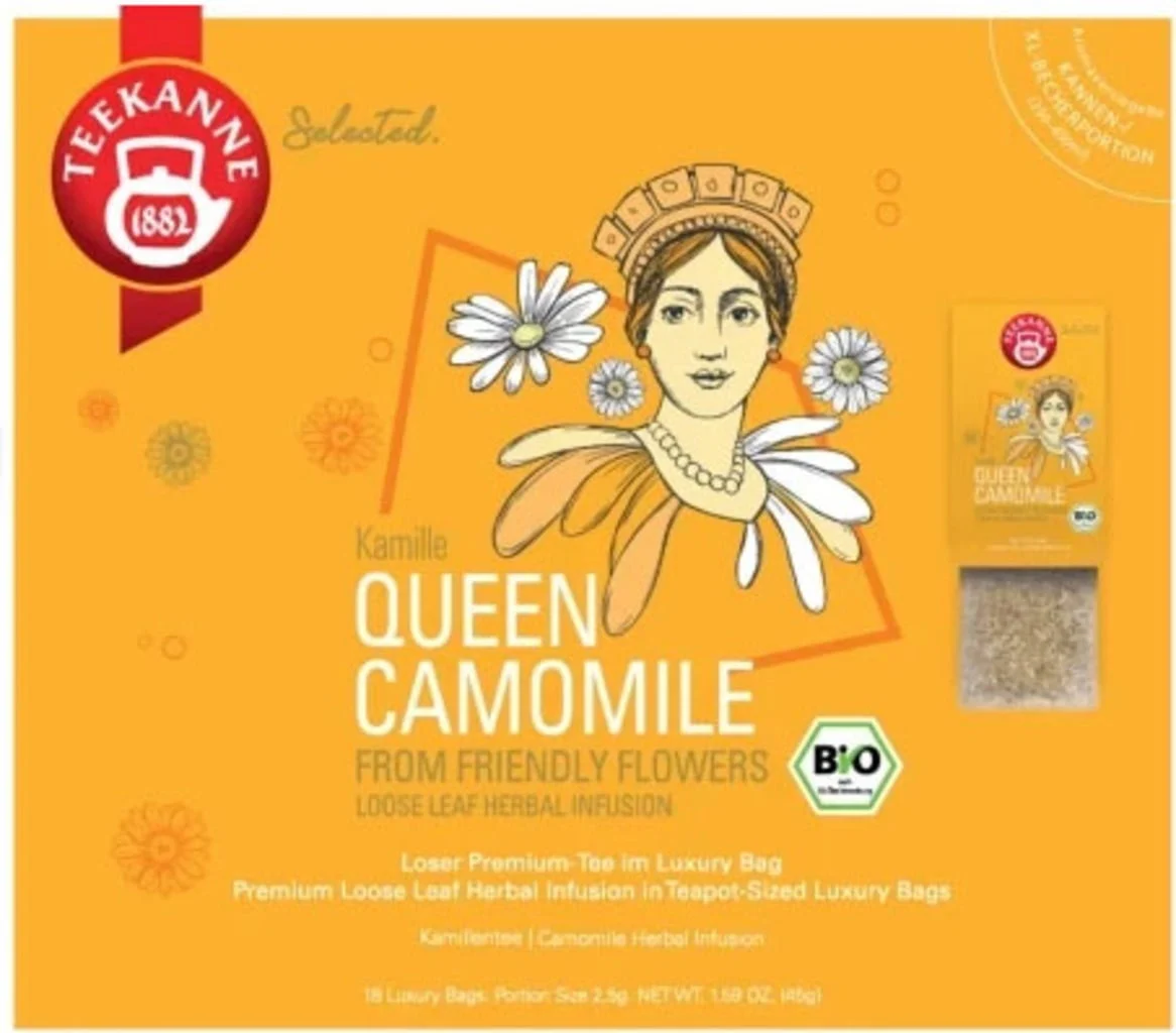 TEEKANNE Bio Luxury Bag Queen Camomile, 20 Beutel (45 g)