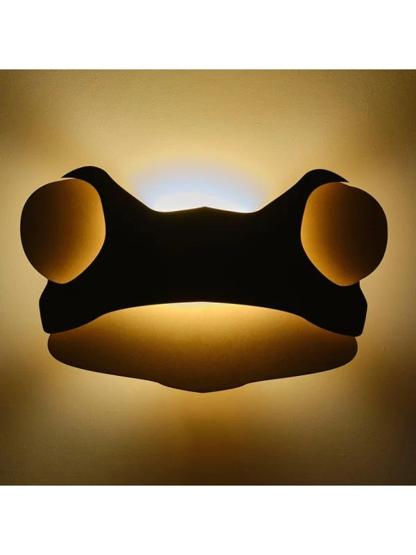 Tjalle und Jasper Frosch Wandleuchte - Natur / Grün