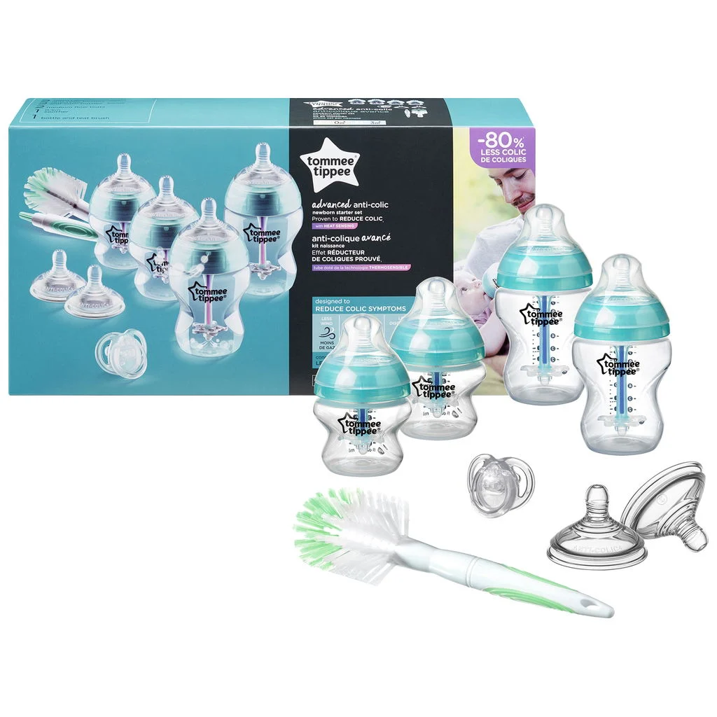 Tommee TippeeBabyflaschen Starterset Advanced Anti Kolik türkis
