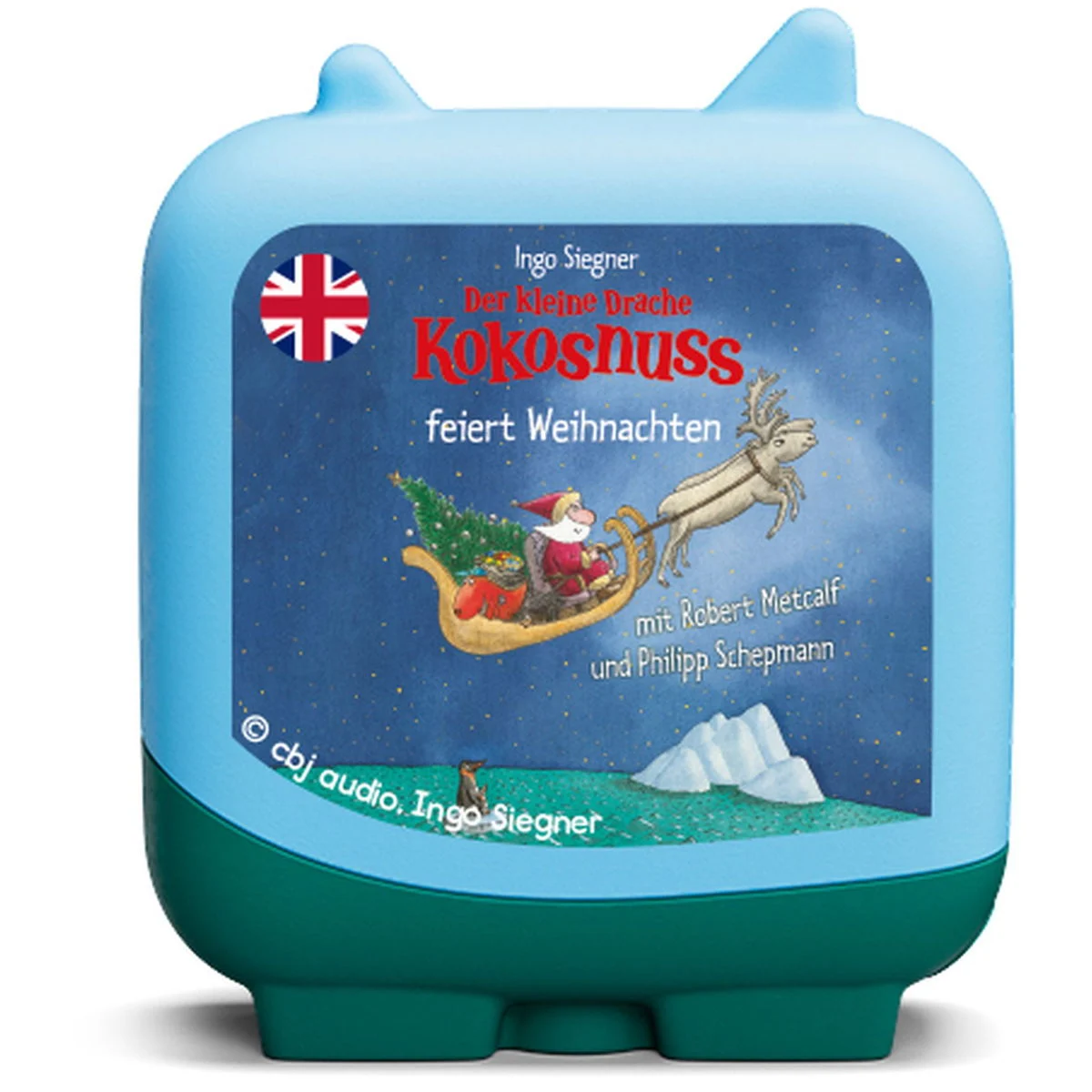 toniesClever Tonies Der kleine Drache Kokosnuss feiert Weihnachten Englisch lernen