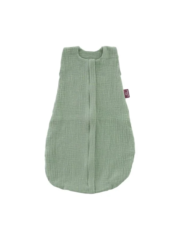 Träumeland Sommerschlafsack Liebmich - Cotton Muslin - Sage Green - 90 cm