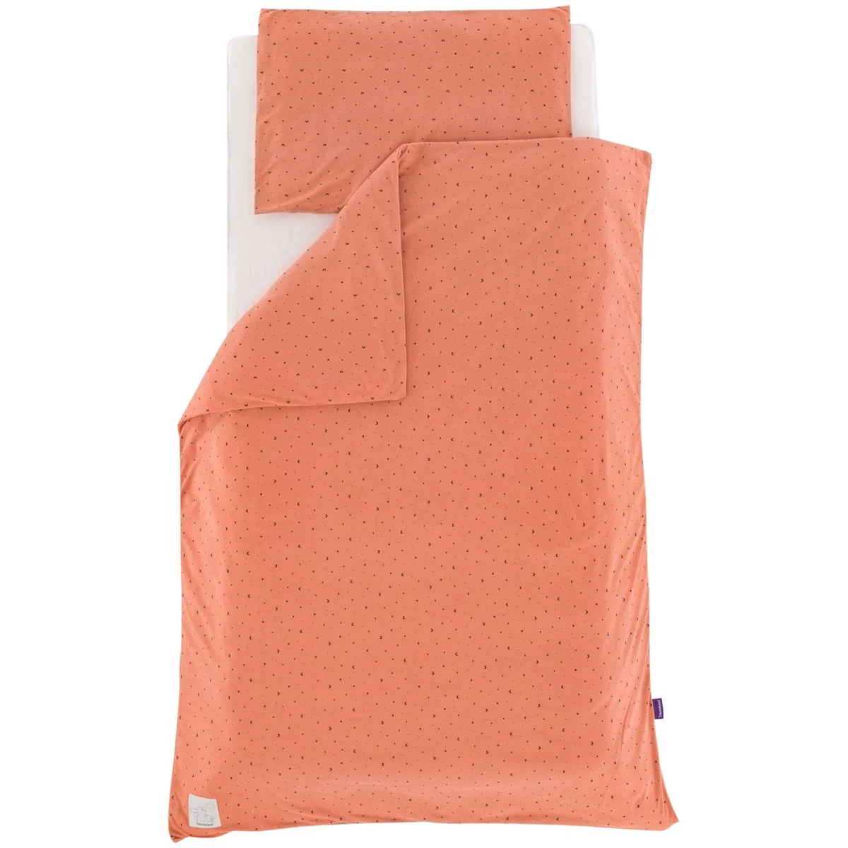 TräumelandKinderbettwäsche 2-teilig Moon rost
