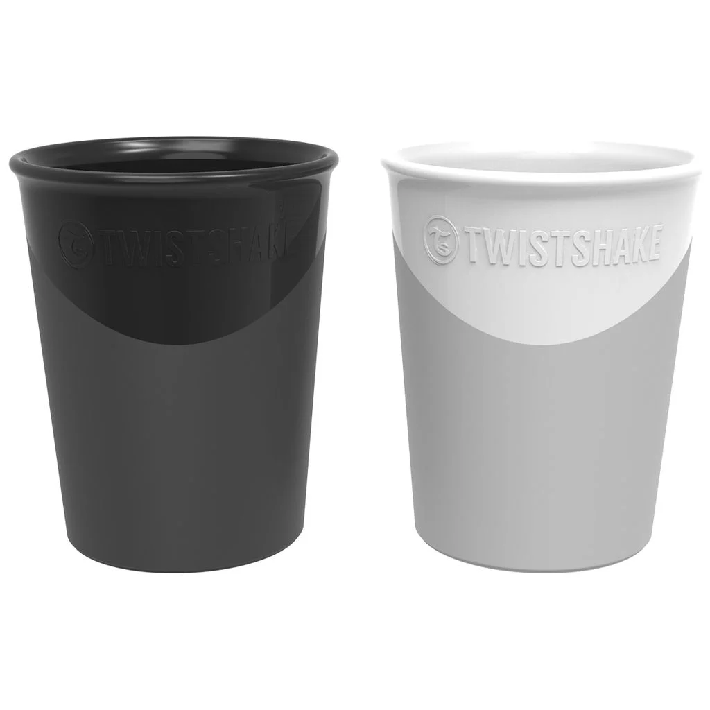 TwistshakeBecherset black white