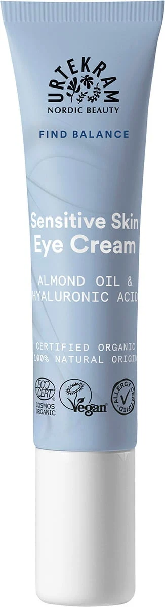 URTEKRAM Fragrance Free Sensitive Eye Cream, 15 ml