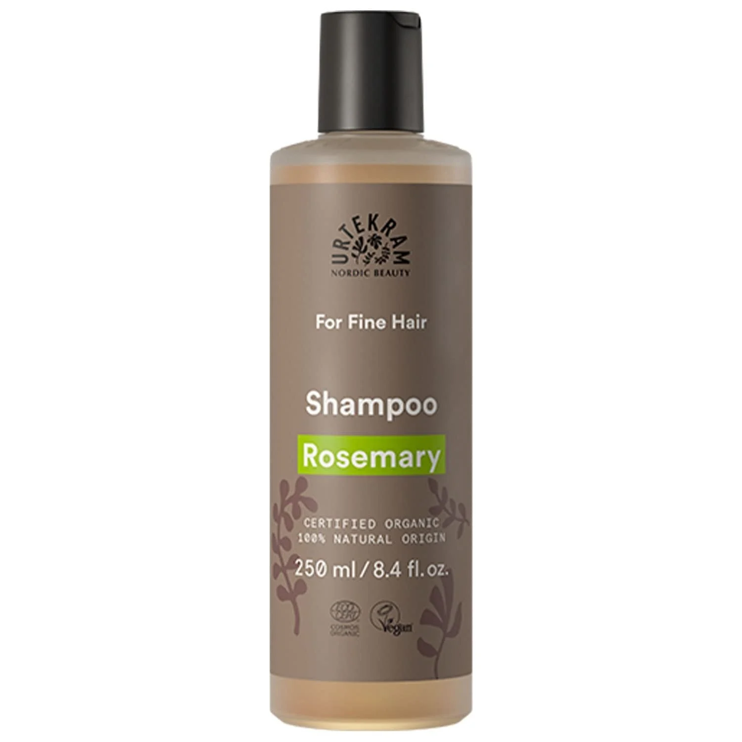 Urtekram Rosmarin-Shampoo für feines Haar, 250 ml