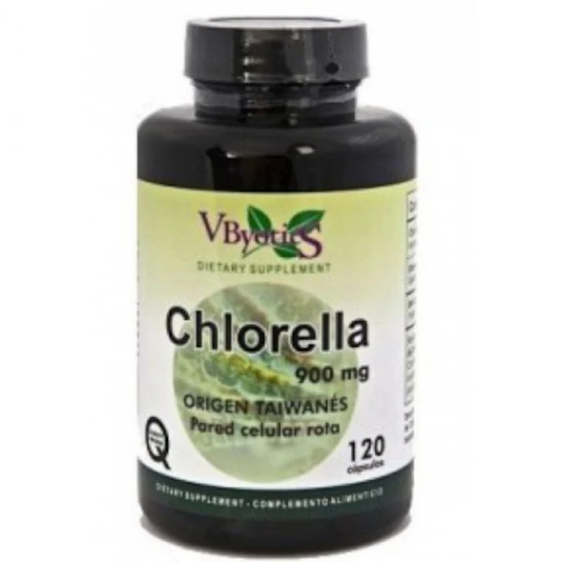 Vbyotics Chlorella Taiwan gegen gebrochene Zellwände, 120 Kapseln