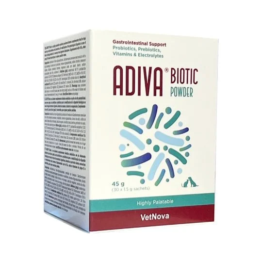 Vetnova ADIVA Biotic Powder Nahrungsergänzung – ProbioTikum in Pulverform 45g