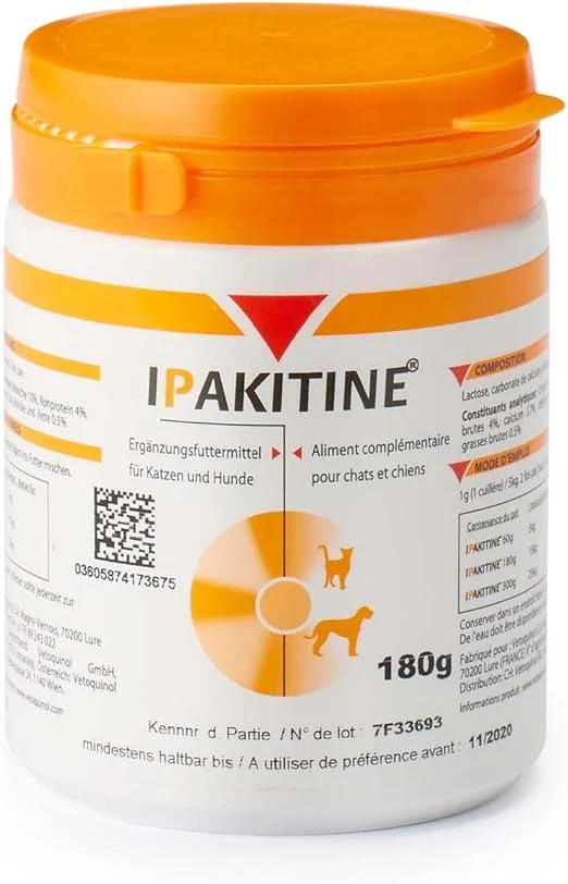 Vetoquinol Ipakitine Ergänzungsfuttermittel in Pulverform 180g