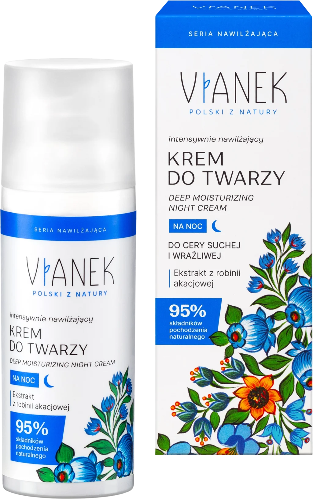 VIANEK Deep Moisturizing Night Cream, 50 ml