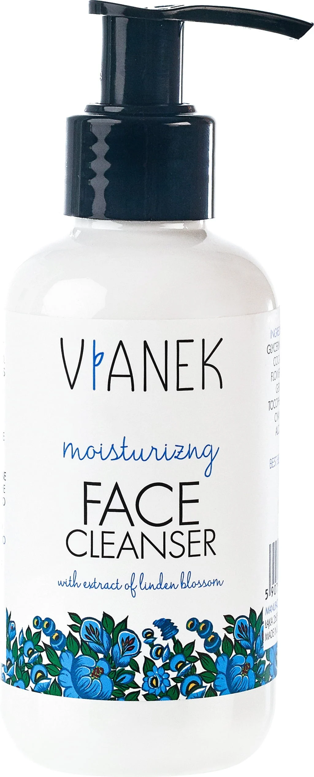 VIANEK Moisturizing Face Cleanser, 150 ml