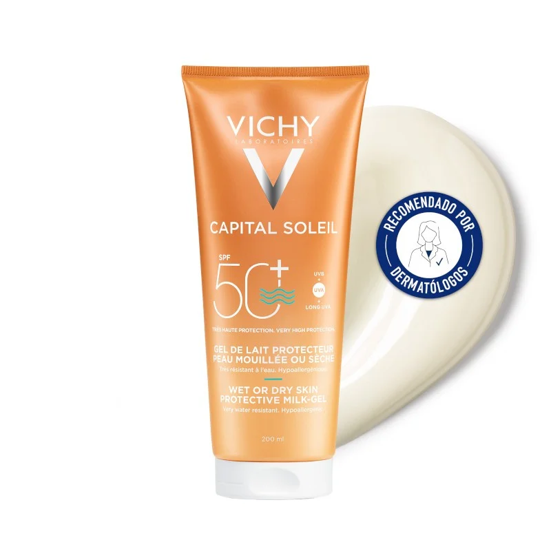 VICHY Capital Soleil Fluxing Gel SPF50 Nasse Haut 200ml