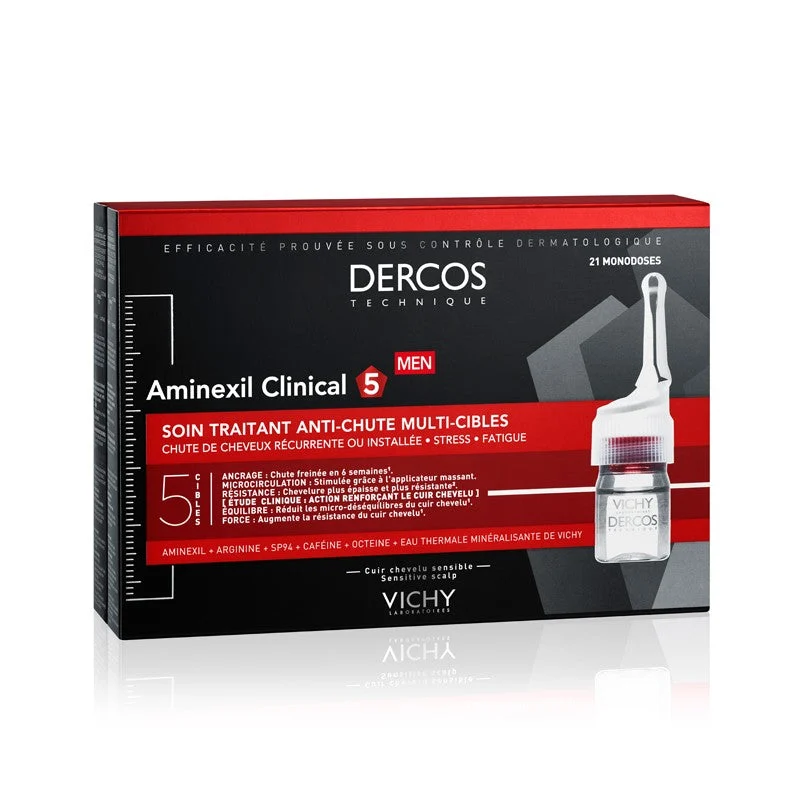 VICHY Dercos Aminexil Clinical 5 Mann 21 Einzeldosis