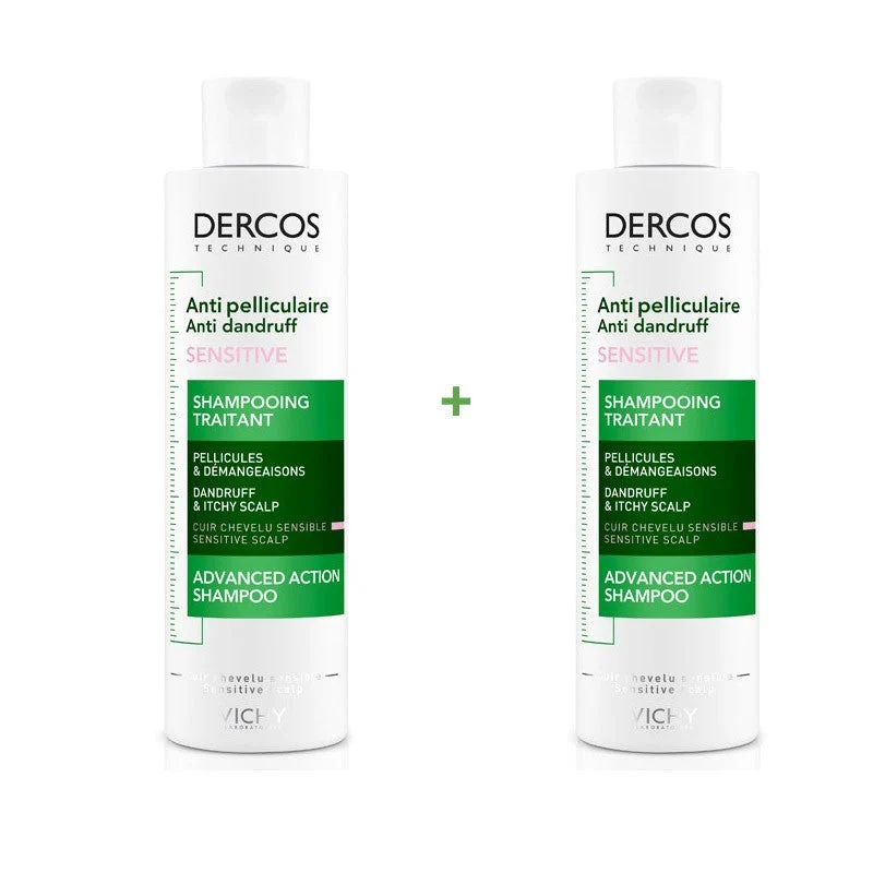 VICHY Dercos Sensitive Duplo Antischuppenshampoo 2x200ml