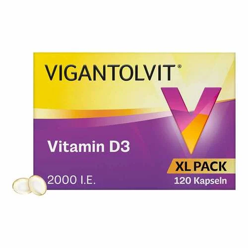 Vigantolvit 2000 I.E. Vitamin D3 Weichkapseln, 120 St