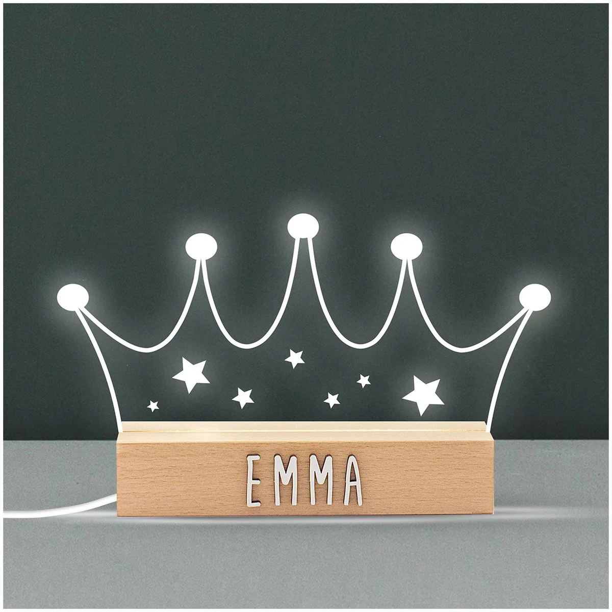 VINTIUNTischlampe Krone