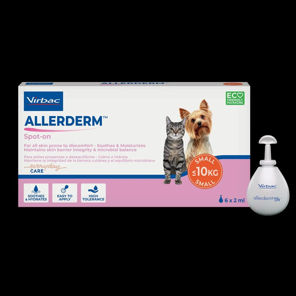Virbac Allerderm Spot-On Pipetten 6 Stück 12ml