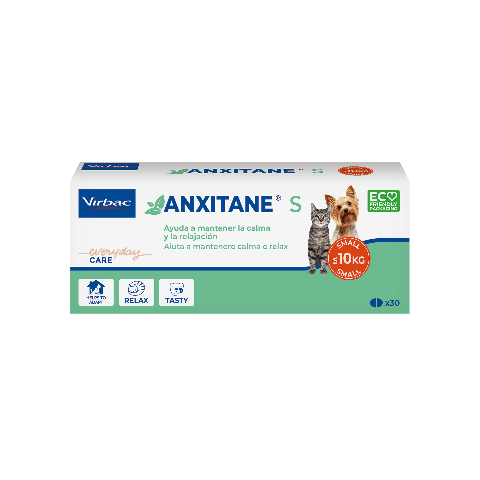Virbac Anxitane S Suplemento Nutricional Antipánico 30 comprimidos
