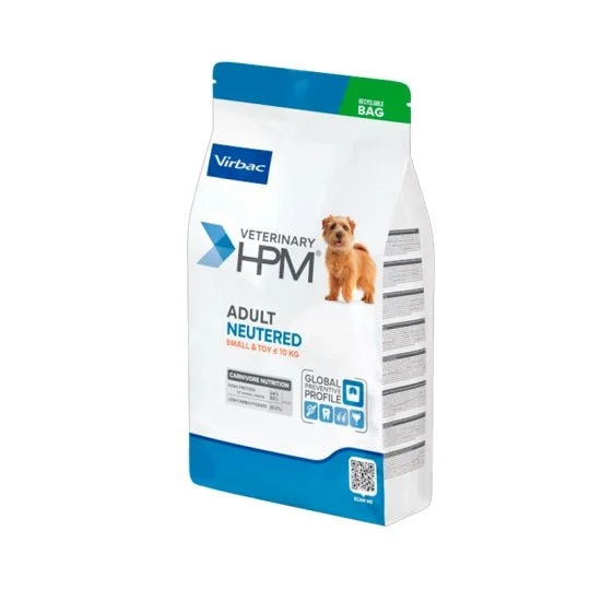 Virbac HPM Adult Kastrierter Hund Klein & Spielzeug Pienso Trocken 7kg