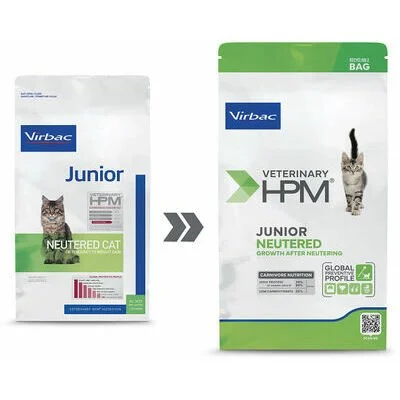 Virbac HPM Cat Junior Neutered Comida Seca 400g