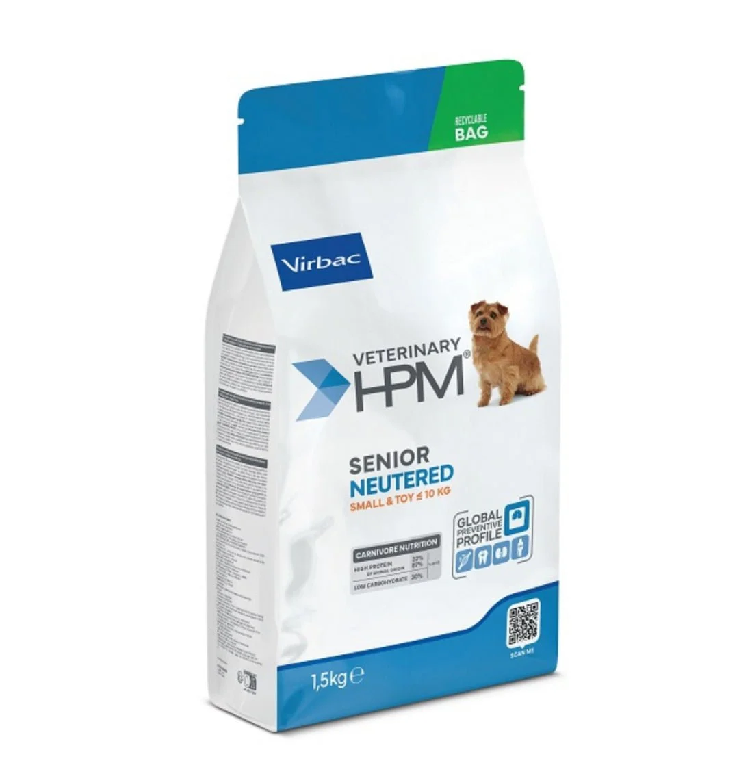 Virbac HPM Dog Senior Neutered Small & Toy Pienso Seco 7kg