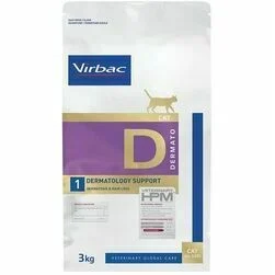 Virbac HPM Feline Dermatology Support D1 Alimento seco 3kg