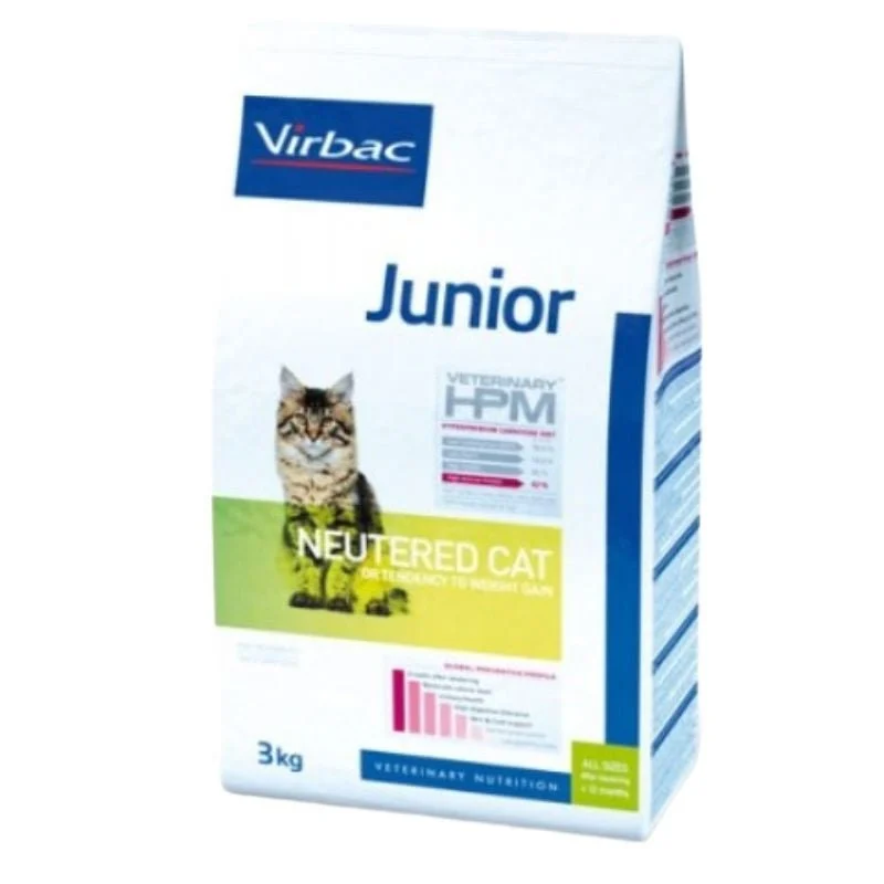 Virbac HPM Feline Junior Neutered Alimento Seco 3Kg