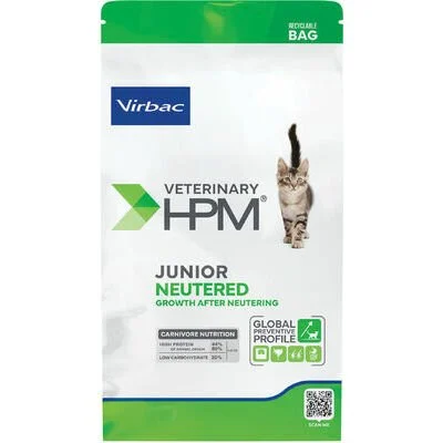 Virbac HPM Junior Kastrierte Katze Trockenfutter 1,5Kg