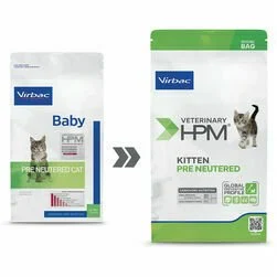 Virbac HPM Kitten Vor Kastration Trockenfutter 1,5Kg