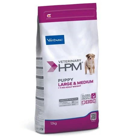 Virbac HPM Puppy Large & Medium Alimento Secco 12kg