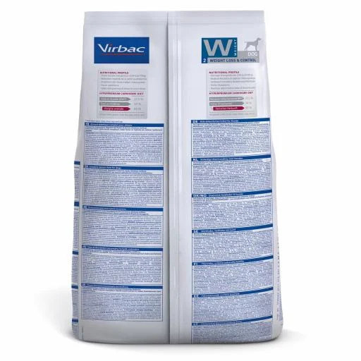 Virbac HPM W2 Kontrollgewicht Diätfutter 3Kg