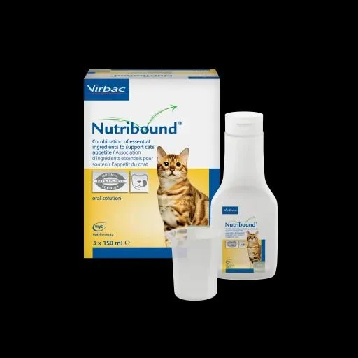 Virbac Nutribound Katzen Flüssiges Ergänzungsmittel 3 x 150ml