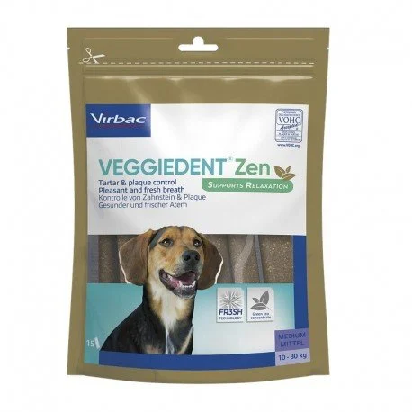 Virbac VeggieDent Zen Sticks für Hunde 15 Stk.