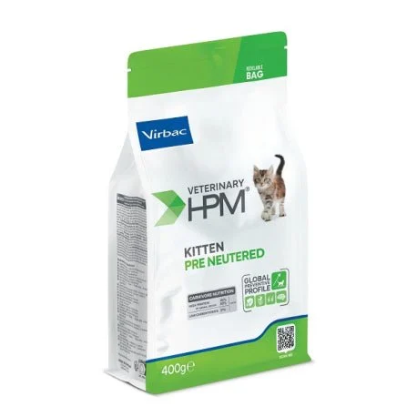 Virbac Veterinary HPM Kitten Pre Neutered Trockenfutter 400g