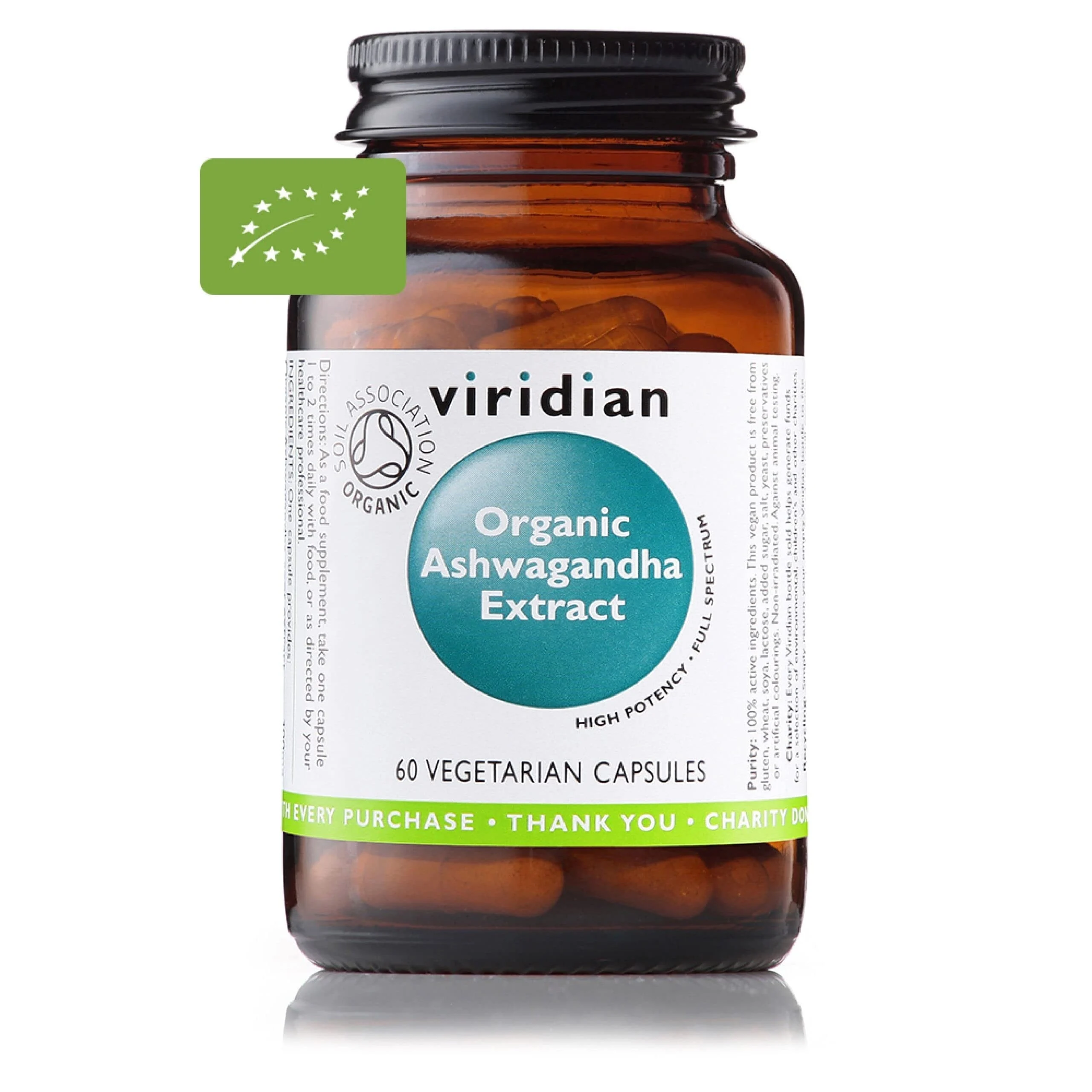 Viridian Ashwagandha Bio-Extrakt 60 Vcaps