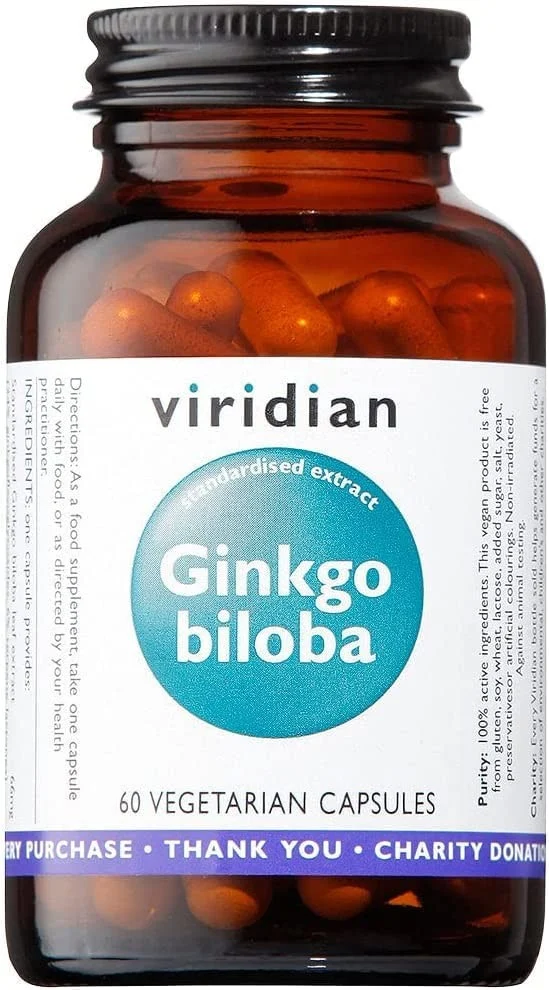 Viridian Ginkgo Biloba Ext. Standardisiertes Blatt 60 Vcaps