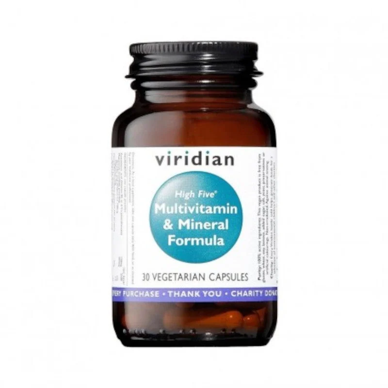 Viridian High Five Multivitamin- und Mineralstoffformel, 30 Kapseln