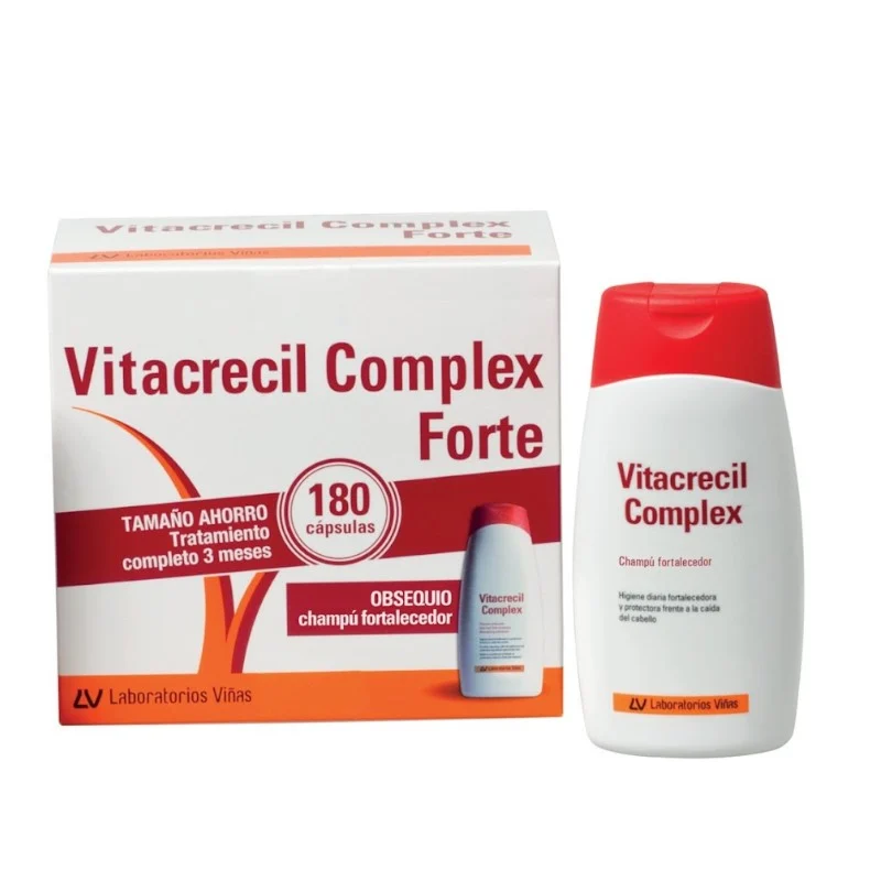 VITACRECIL Complex Forte 180 Kapseln + Shampoo