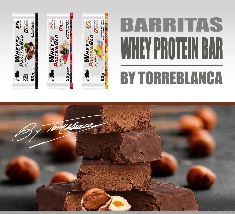Vitobest Barrita.Whey Torreb Avellana Chocolate20Unidades