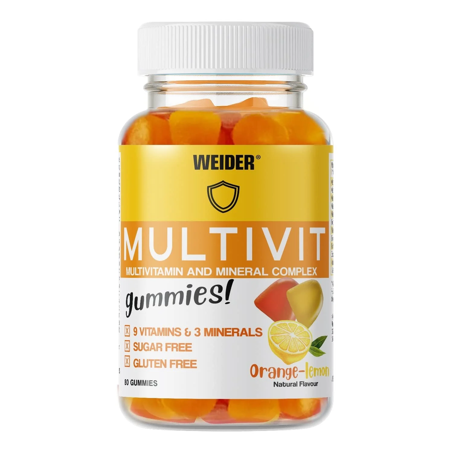 Weider Energy Boost Gummies Multivit 80 Gummies