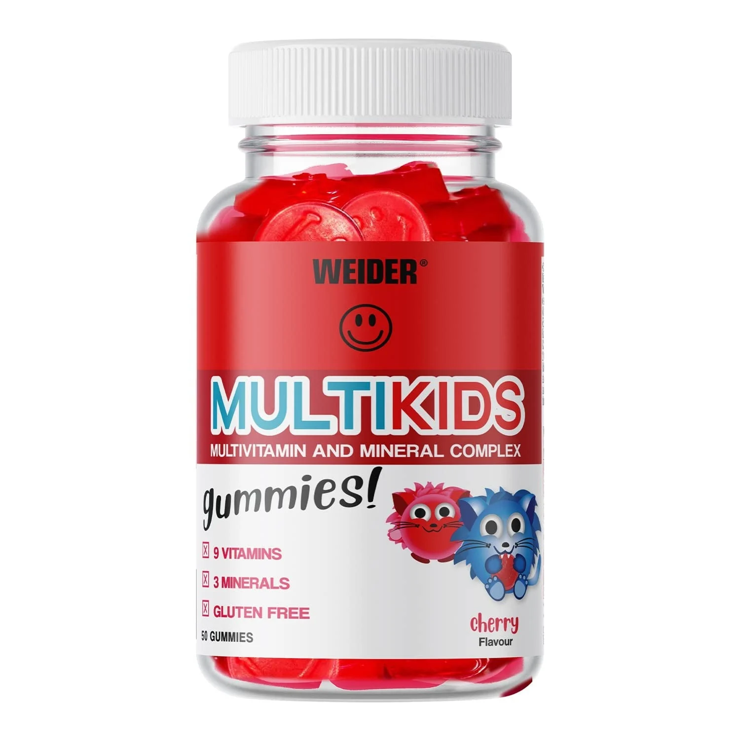 Weider Gummy Up Revolution Multikids Up Kirsche 50 Gummies