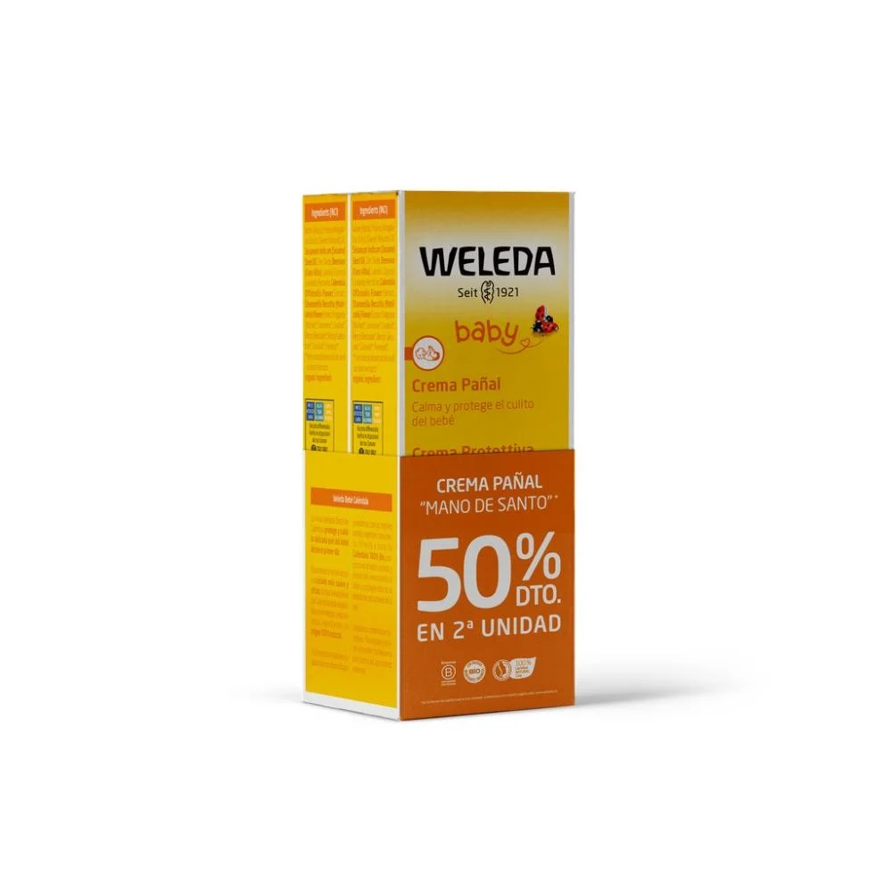 WELEDA Duplo Crema Pañal de Caléndula Bebé 2x75ml OFERTA