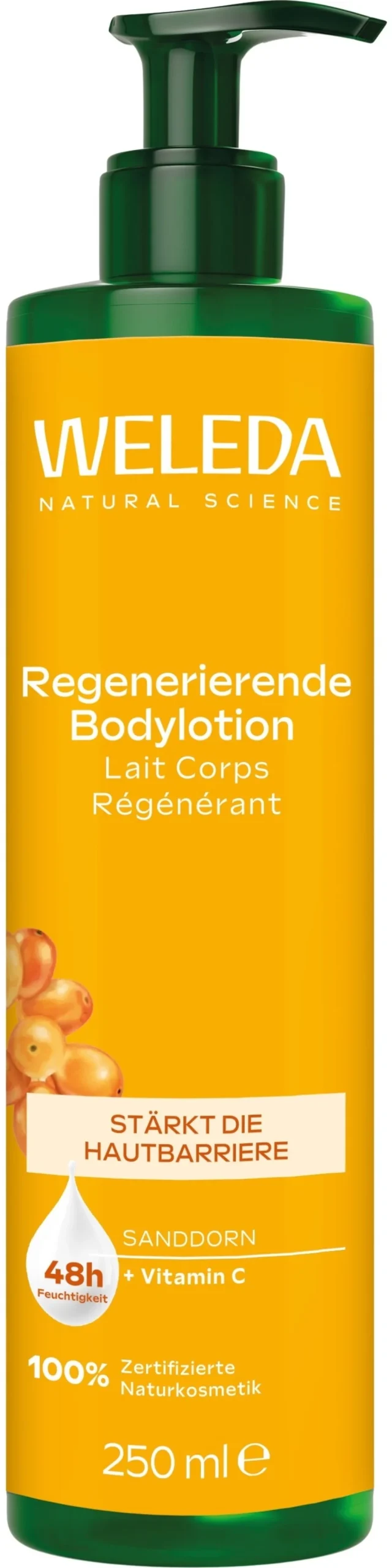 Weleda Sanddorn & Vitamin C Regenerierende Bodylotion, 250 ml