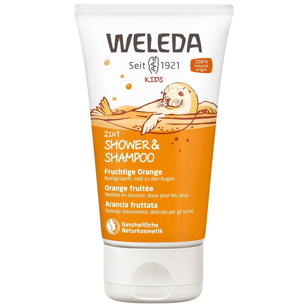 WeledaKids 2in1 Shower and Shampoo Orange