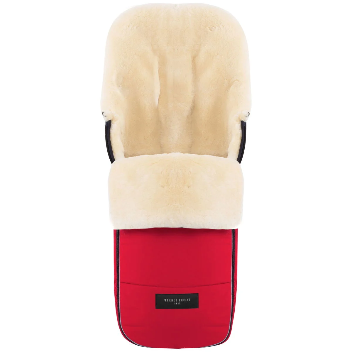 Werner Christ BabyFLIMS Lammfellfusssack chilli red