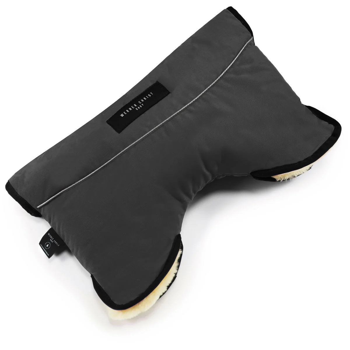 Werner Christ BabyMOFFY Lammfell Handwärmer stone