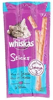 Whiskas Sticks Lachs Snack für Katzen 28 Stk