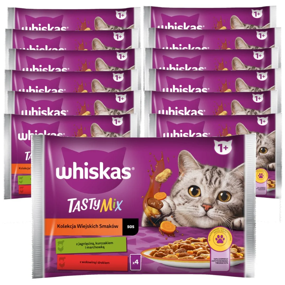 Whiskas Tasty Mix Country Collection Nassfutter 52x85g