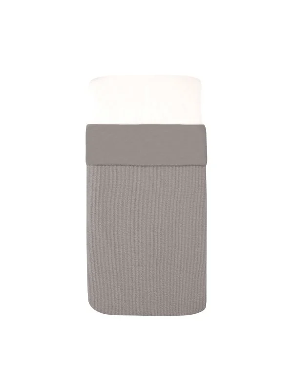 Witlof for Kids Waves Tuck-Inn Bettdecke - 60 x 120 cm - Warm Grey