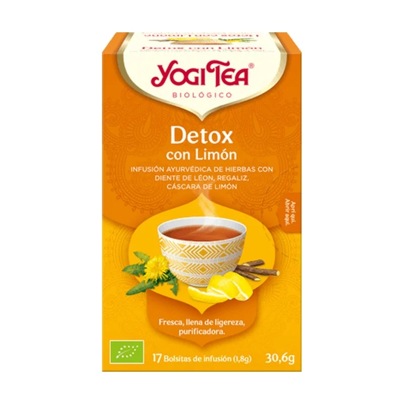 Yogi Tea Detox mit Zitrone 17 Beutel