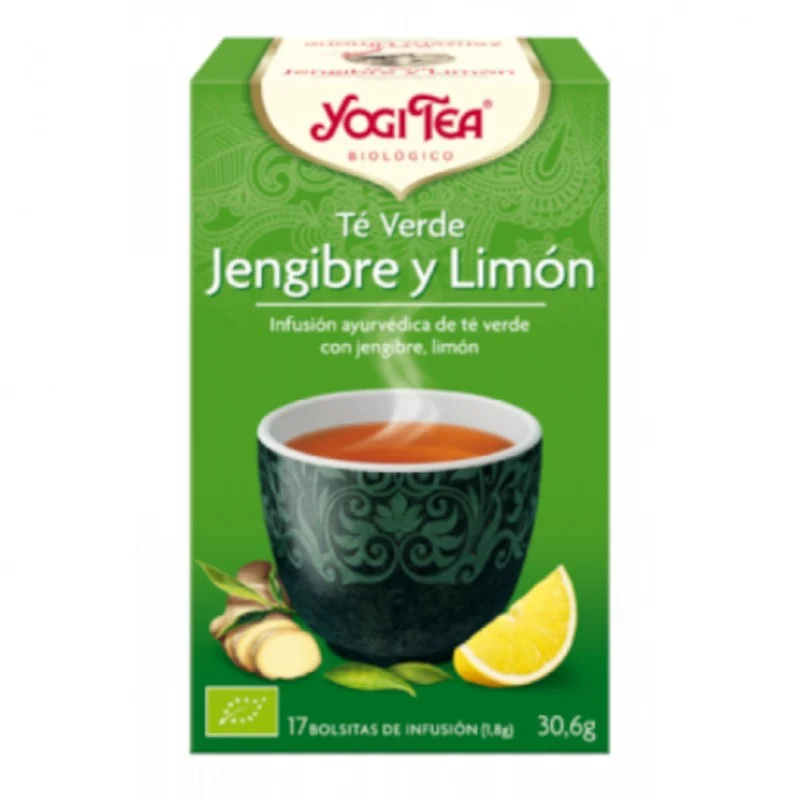 Yogi Tea Grüner Tee Ingwer Zitrone Eco 17 Teebeutel